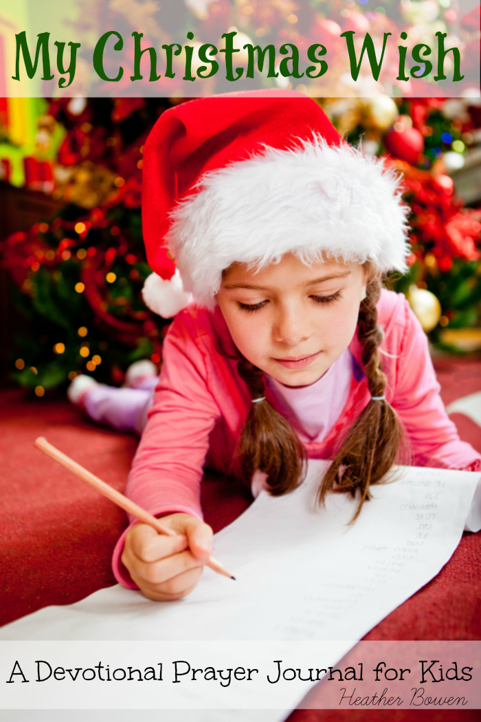 Girl writing a Christmas letter for Santa