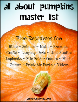 All About Pumpkins Master List