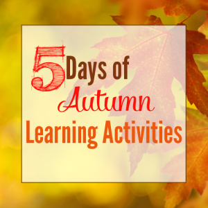 5 days of Autumn Learning