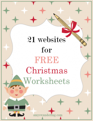 Free Christmas Worksheets
