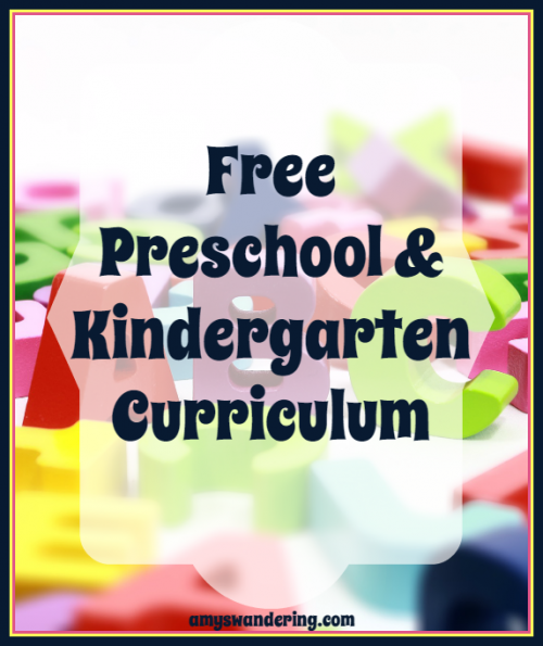 Free Curriculum Links - Amy's Wandering