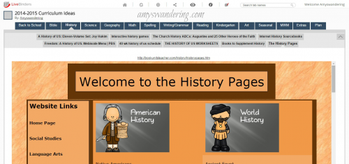 Online Tools for Homeschool Planning - Amy's Wandering